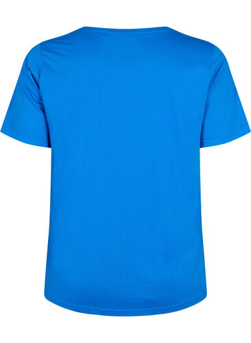 FLASH - T-shirt with motif, Princess Blue, Packshot image number 1
