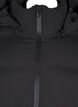 Short puffer jacket with hood, Black, Packshot image number 2