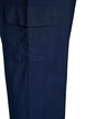 High-waisted cargo trousers, Blue, Packshot image number 3