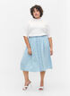 	 Loose skirt with buttons, Light Blue, Model image number 0