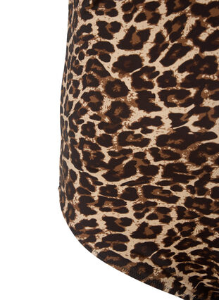 Swimsuit with crossed back and removable inserts, Leopard Print, Packshot image number 3