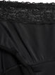 Period panties with lace, Black, Packshot image number 2