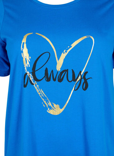 FLASH - T-shirt with motif, Princess Blue, Packshot image number 2