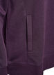 Sweatshirt with high collar and pockets, Purple, Packshot image number 3