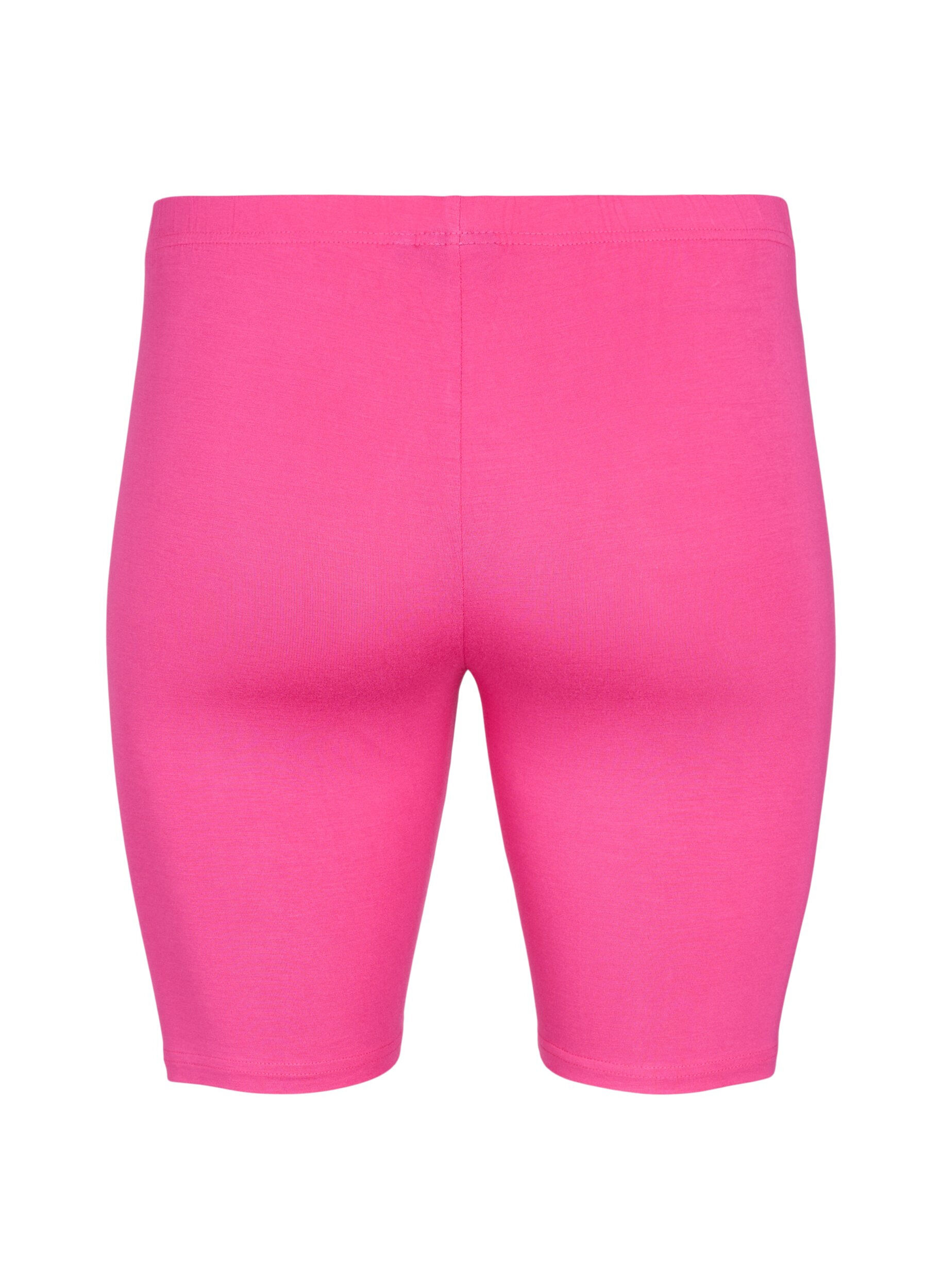 ZizzifashionPlain-coloured basic bike shorts, Pink, Packshot image number 1