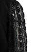 Blouse with 3D flowers, Black, Packshot image number 2