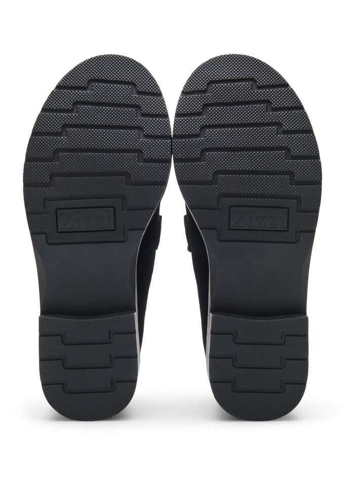 Wide fit loafers, Black, Packshot image number 4