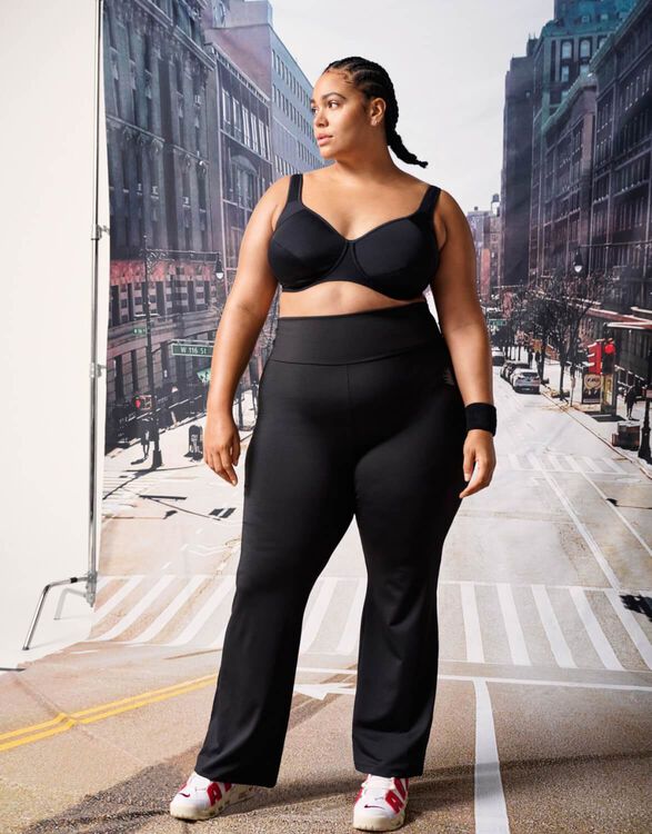 Women Plus Size Ultra-thin Large Bra Seamless Sports Style Bras Crop Top  Vest