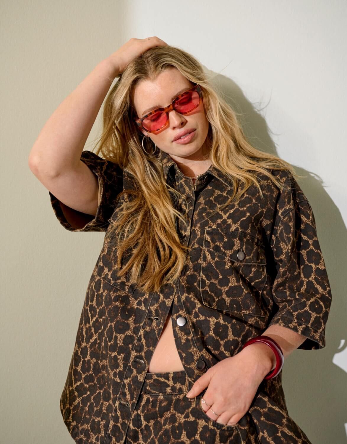 Green blouses & shirts