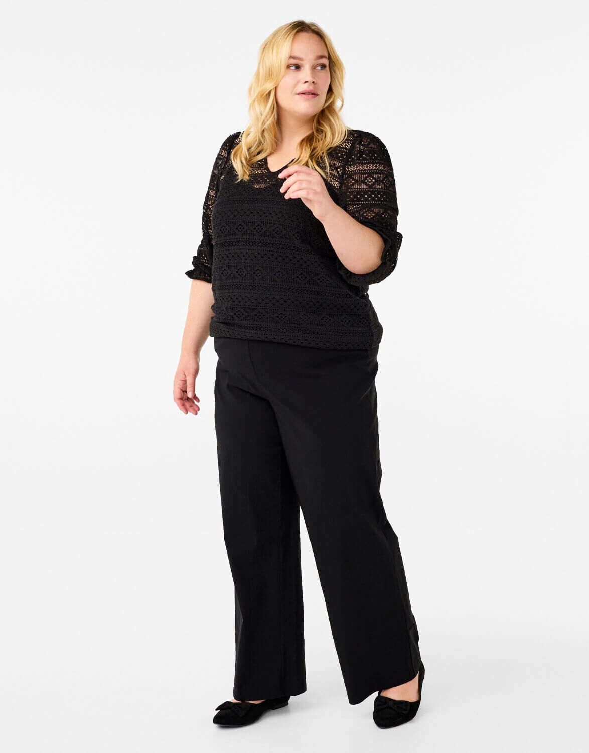 Elasticated waist trousers