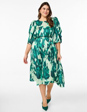 Women's Plus size Empire waist dresses (40-64) - Zizzifashion Women's Plus size Empire waist dresses (40-64) - Zizzifashion
