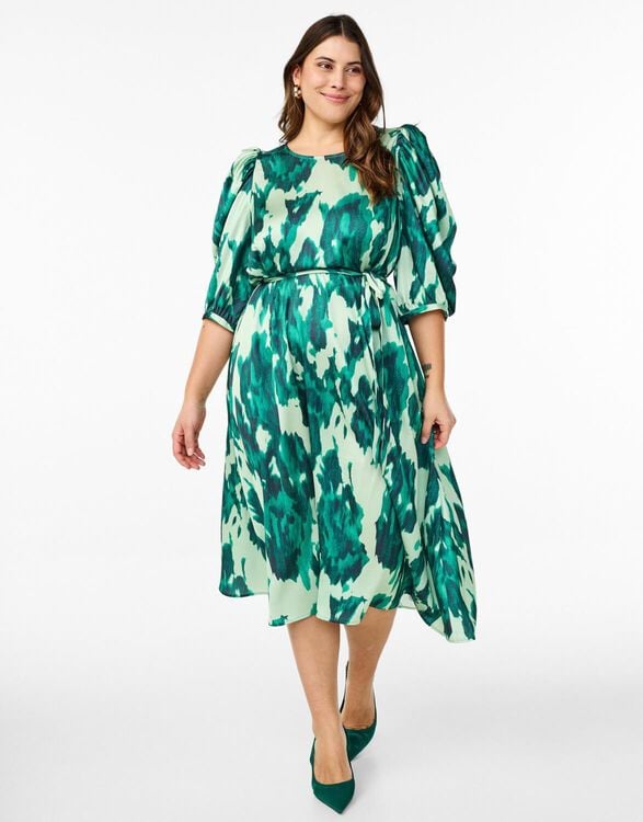 Women's Plus size Empire waist dresses (40-64) - Zizzifashion Women's Plus size Empire waist dresses (40-64) - Zizzifashion