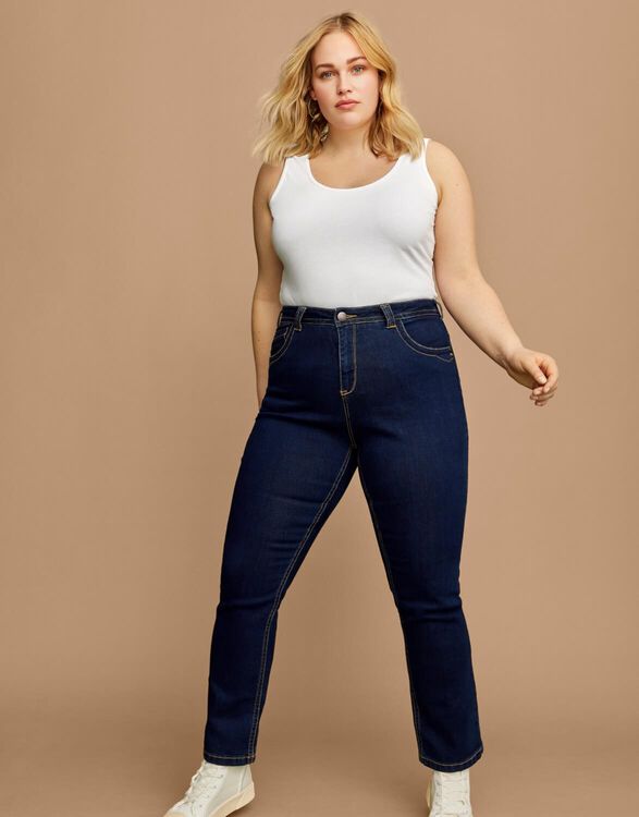Women's Plus size Super high waist jeans (42-64) - Zizzifashion