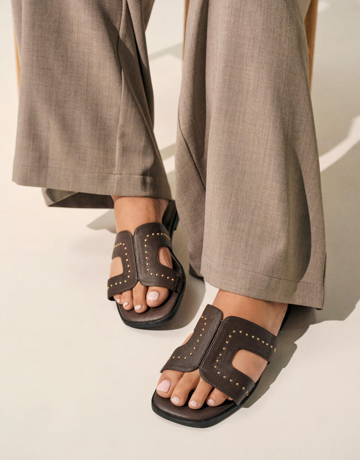 Brown sandals
