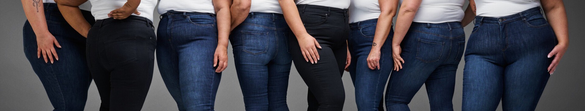 1 pair of jeans - 3 body shapes 