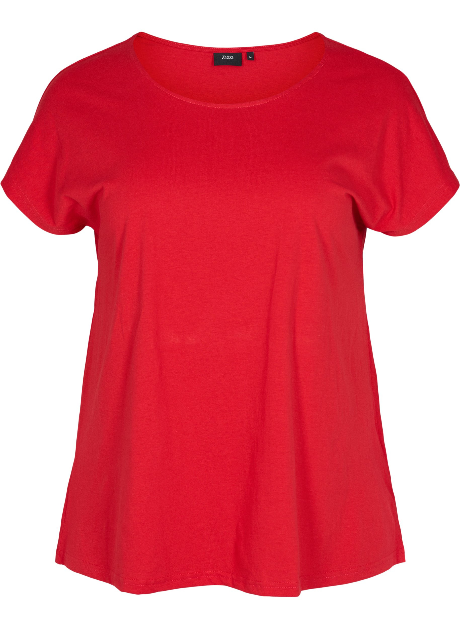 Cotton mix t-shirt, Tango Red
