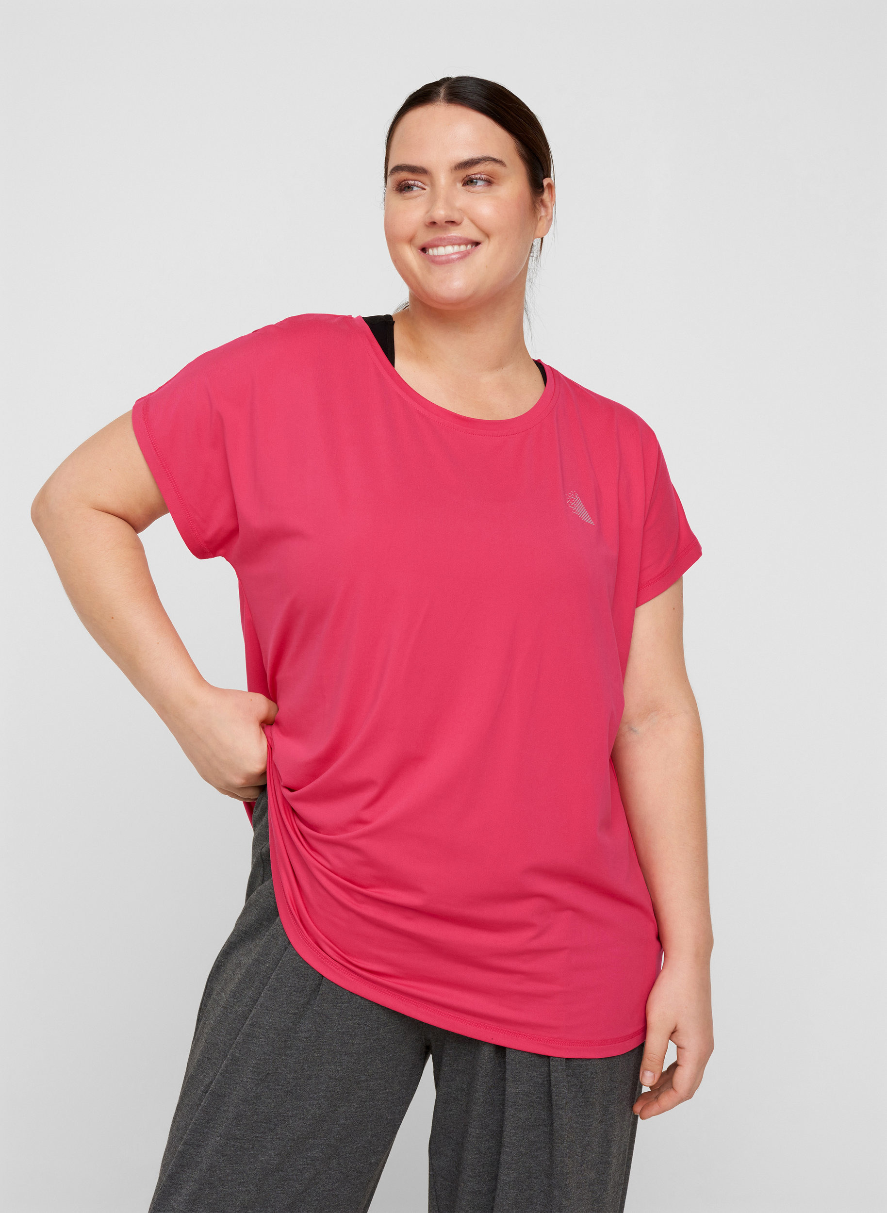 T-shirt, Pink Peacock, Model image number 0