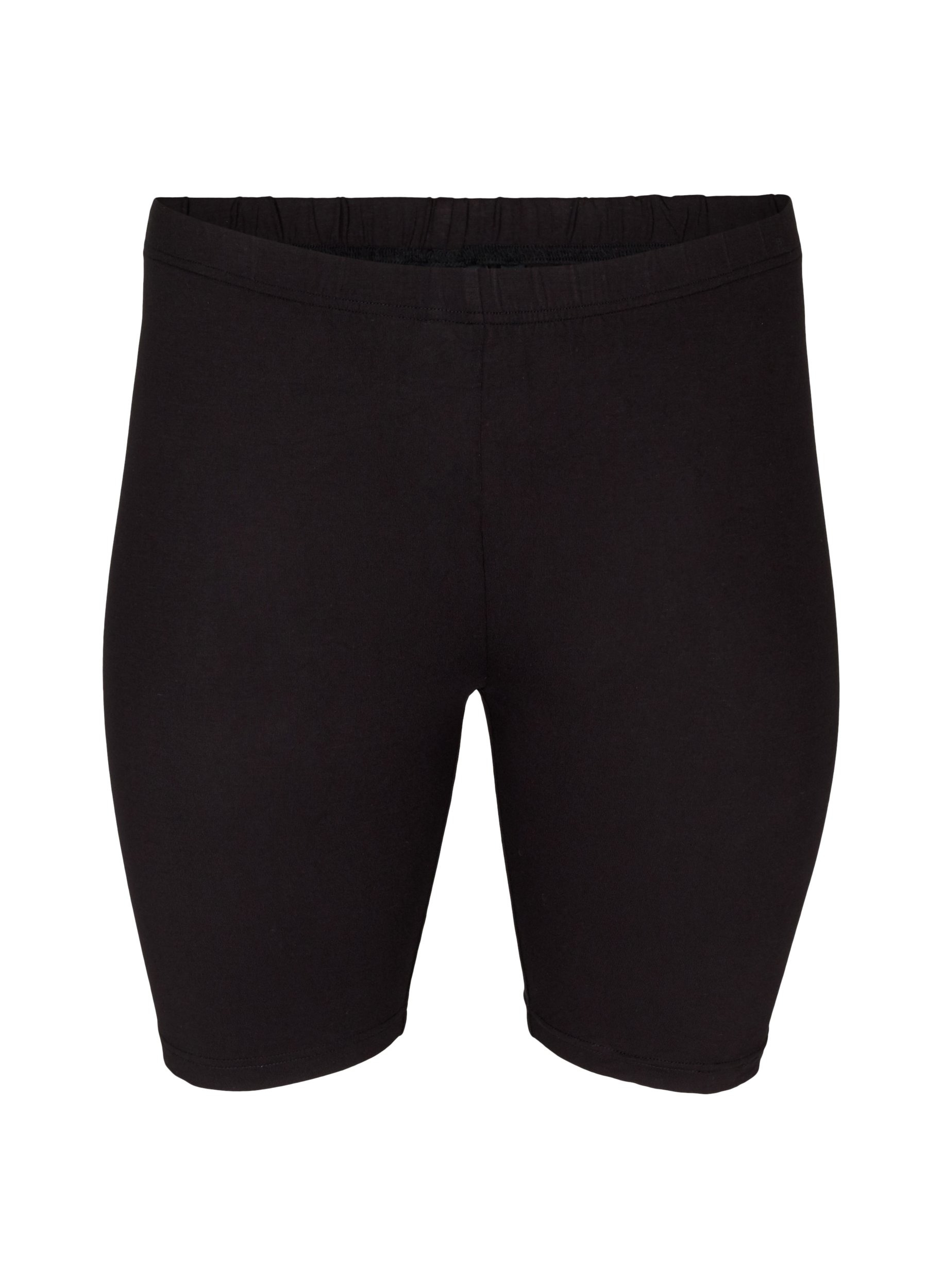 Plain-coloured basic bike shorts, Black, Packshot image number 0