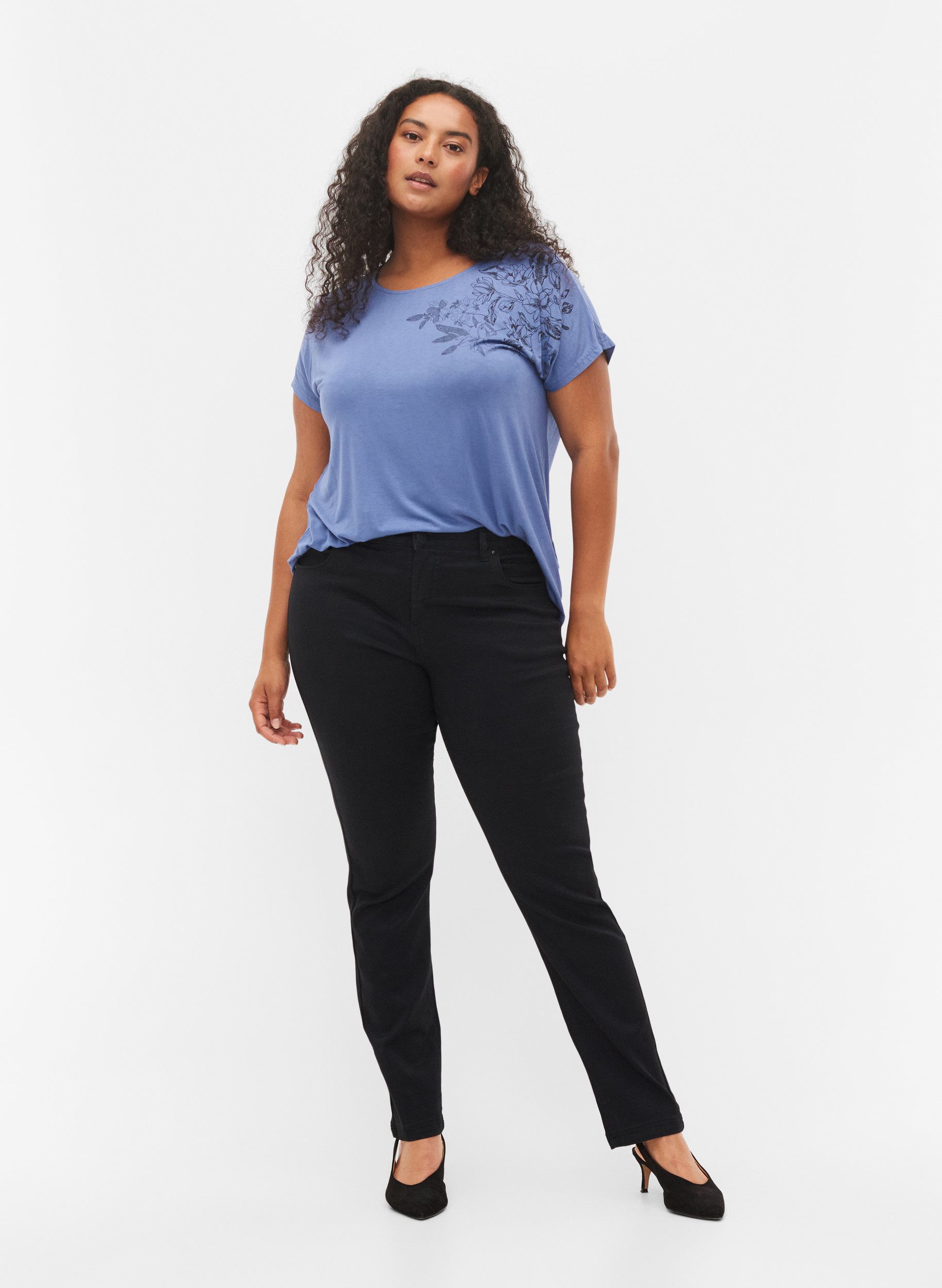 Slim fit Emily jeans with normal waist 