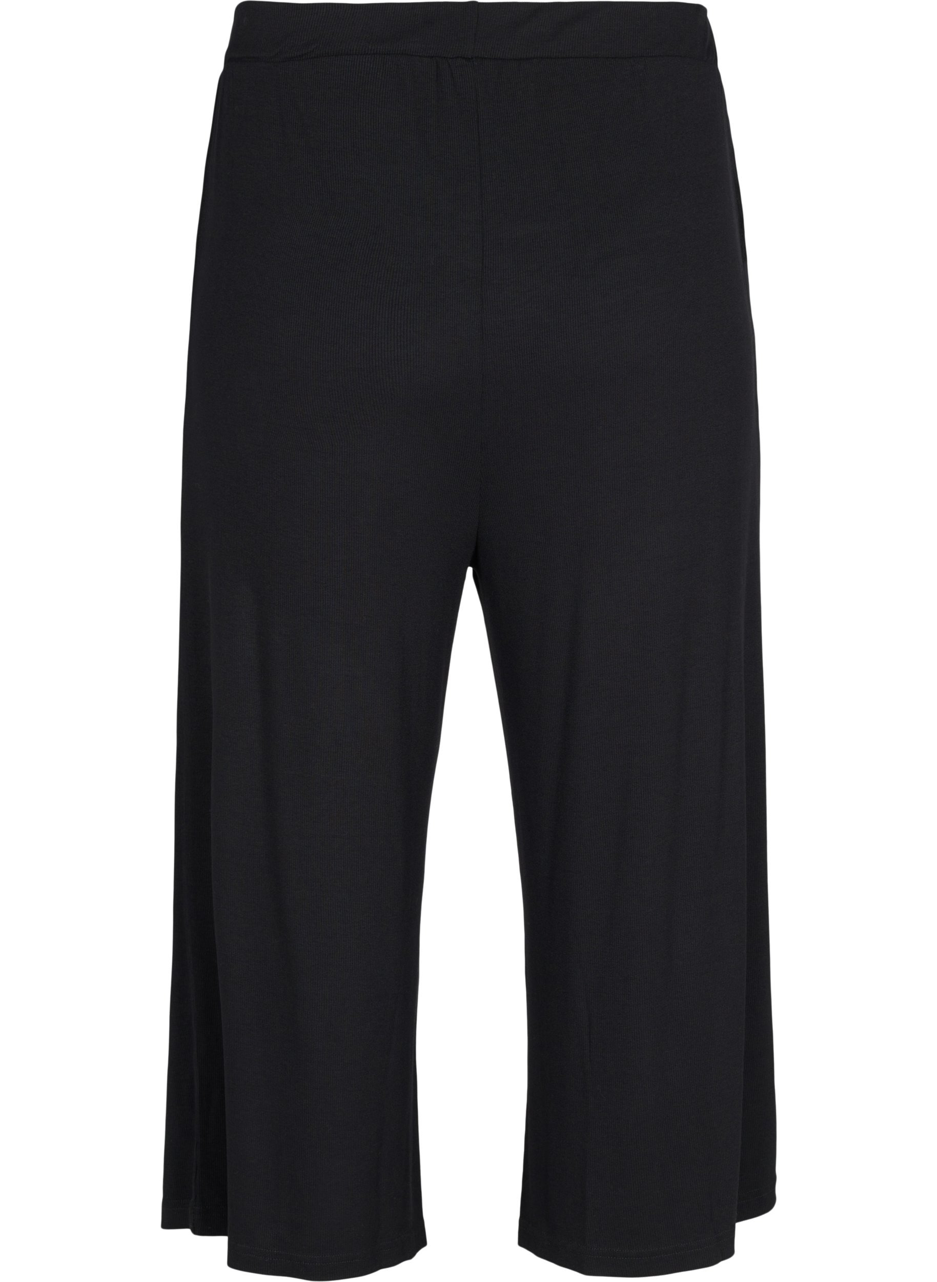 cropped pyjama bottoms in viscose 
