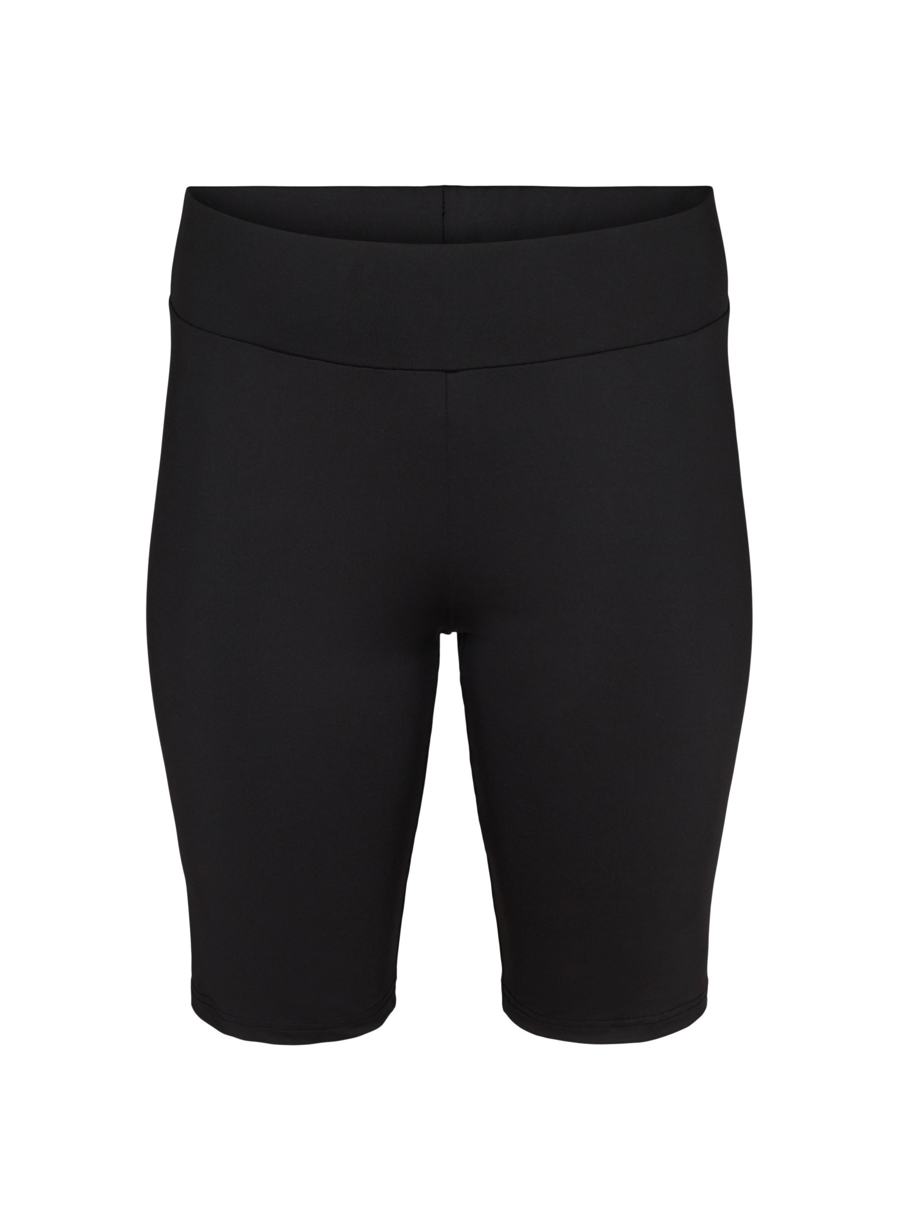 Plain-coloured bike shorts - Black - Sz 