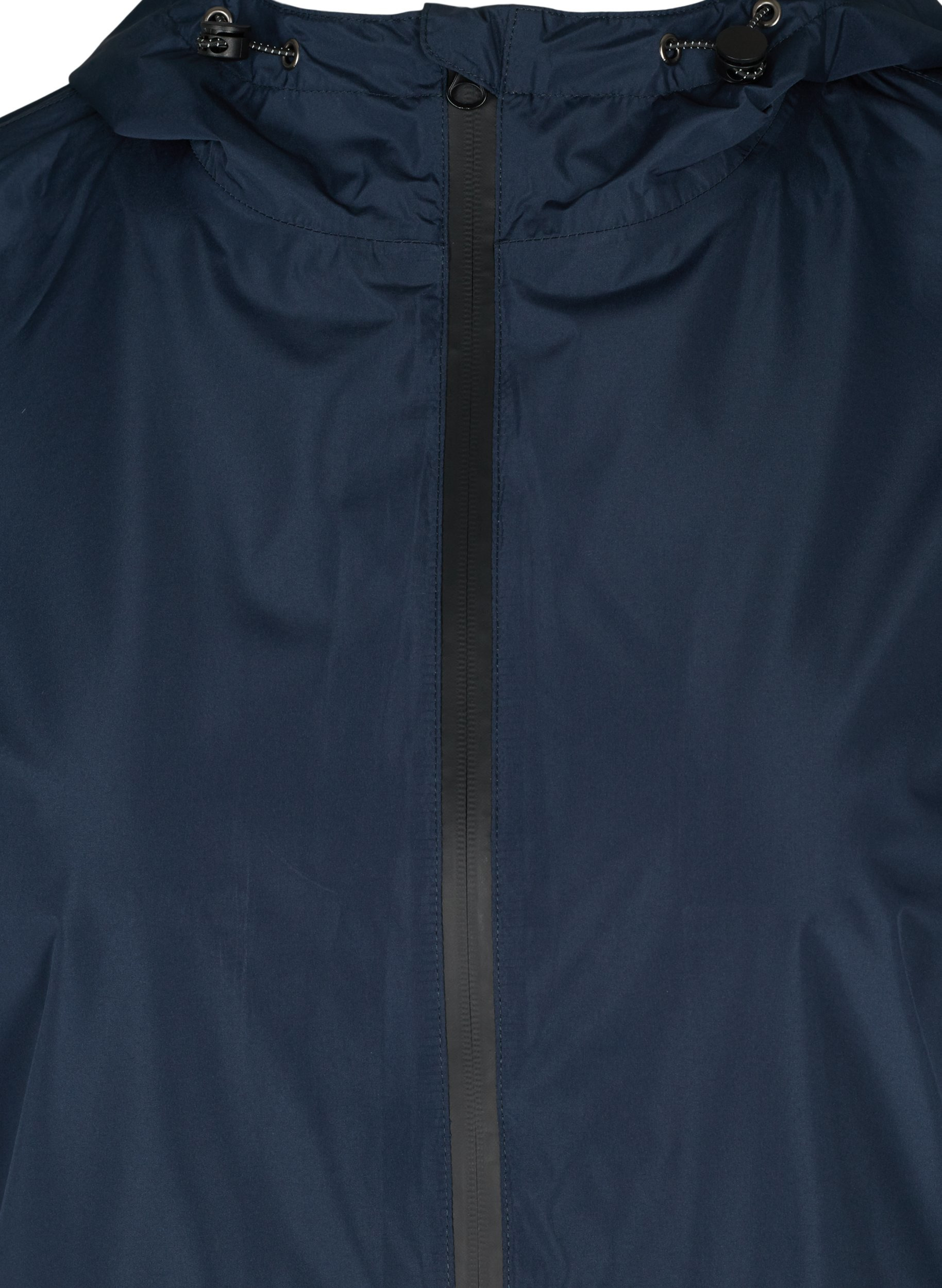 Rain jacket with adjustable bottom hem and hood, Navy Blazer, Packshot image number 2
