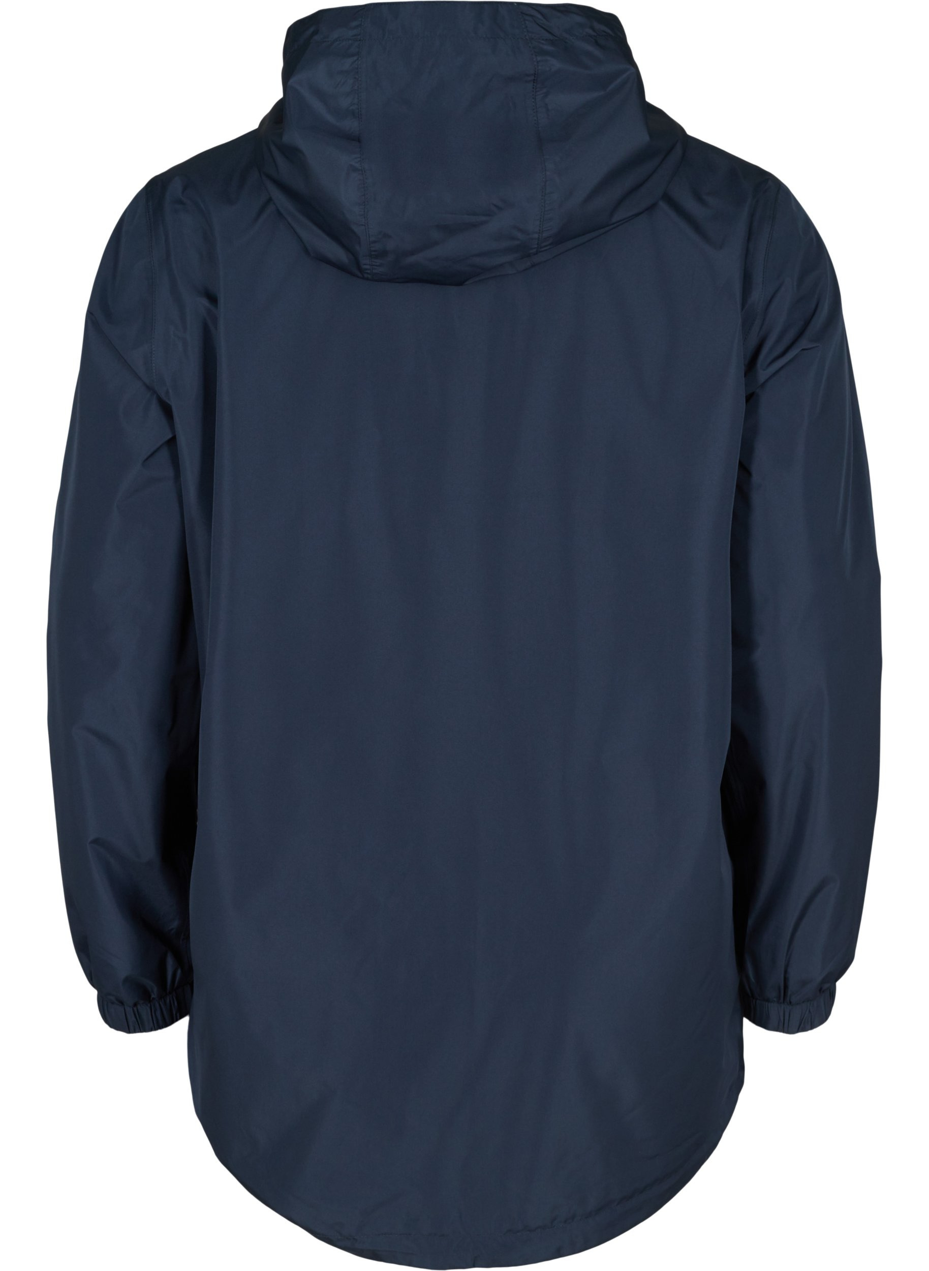Rain jacket with adjustable bottom hem and hood, Navy Blazer, Packshot image number 1