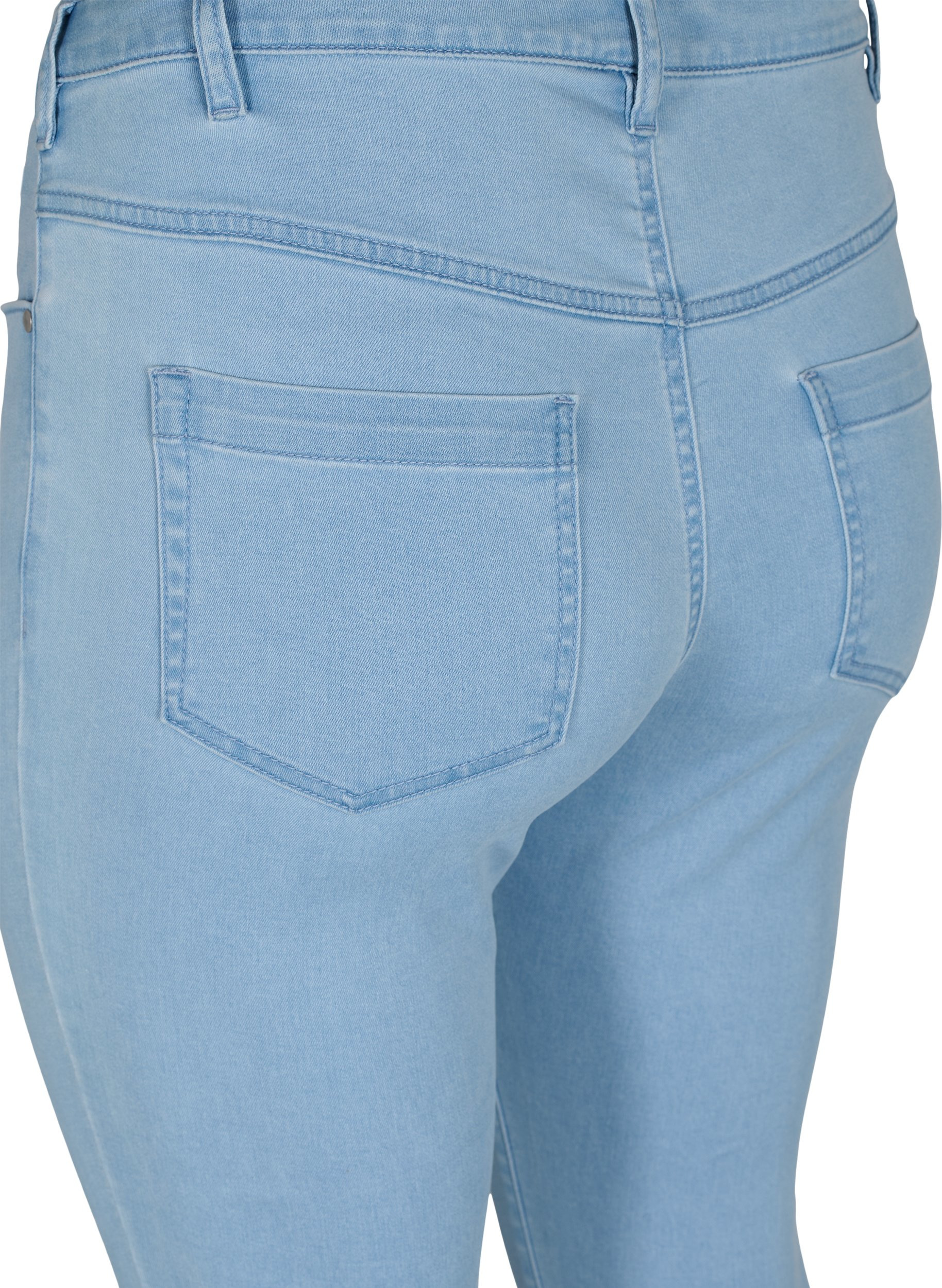 Super slim Amy jeans with high waist, Ex Lt Blue, Packshot image number 2