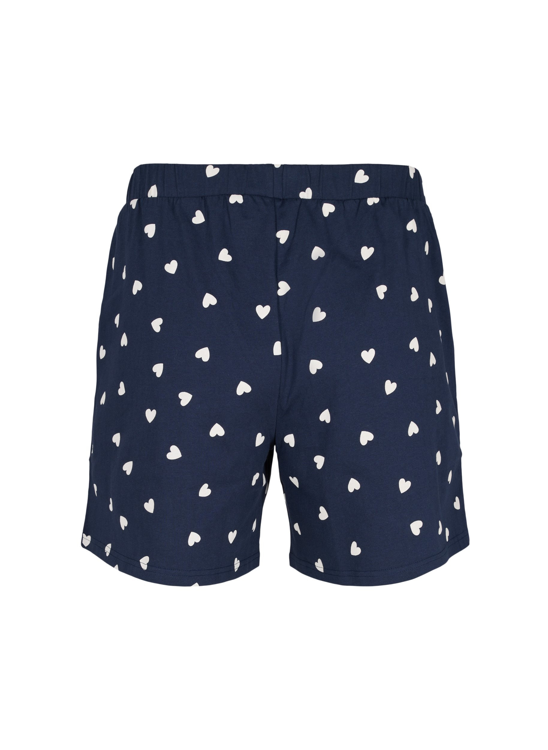 Pyjama shorts in cotton - Blue - Sz. 42 