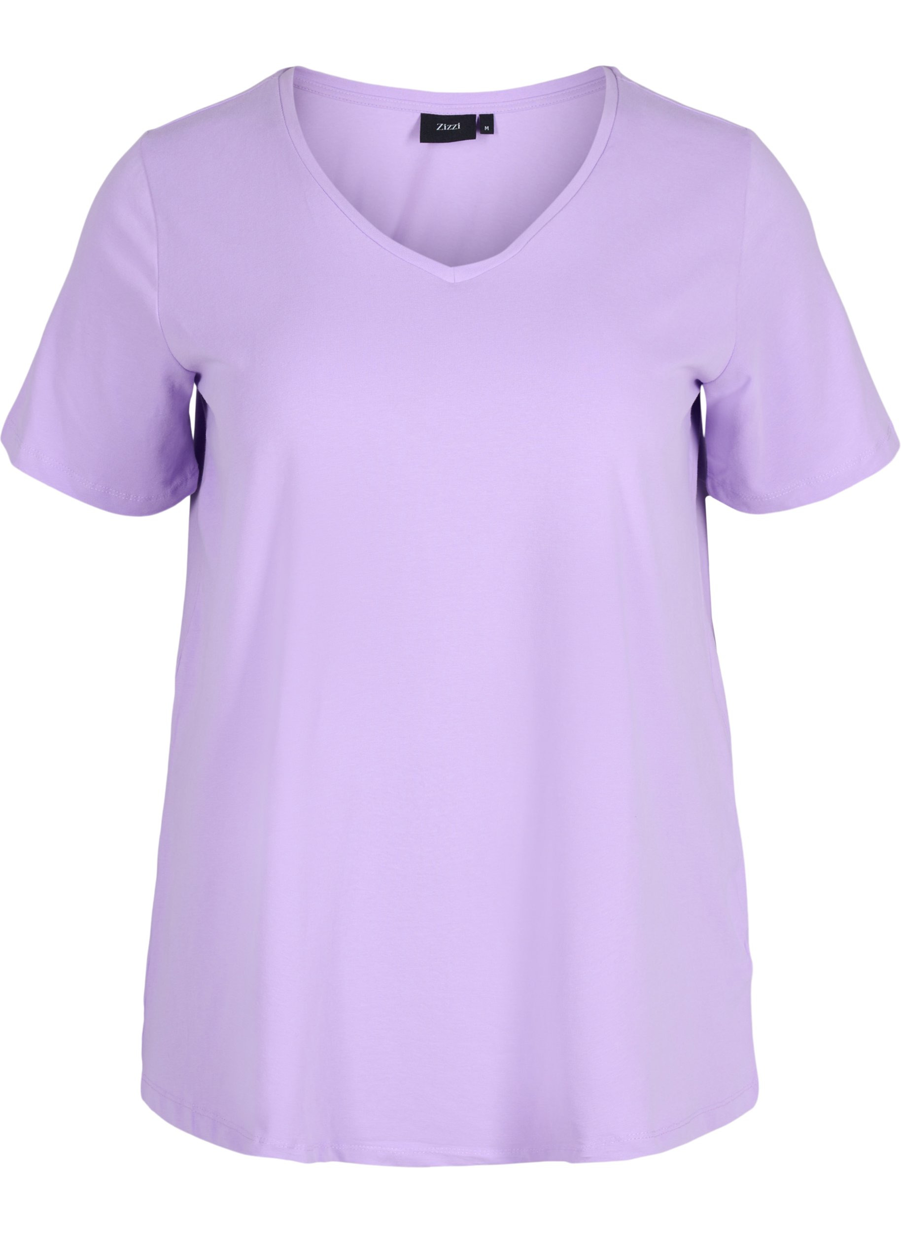 Basic t-shirt - Purple - Sz. 42-60 ...