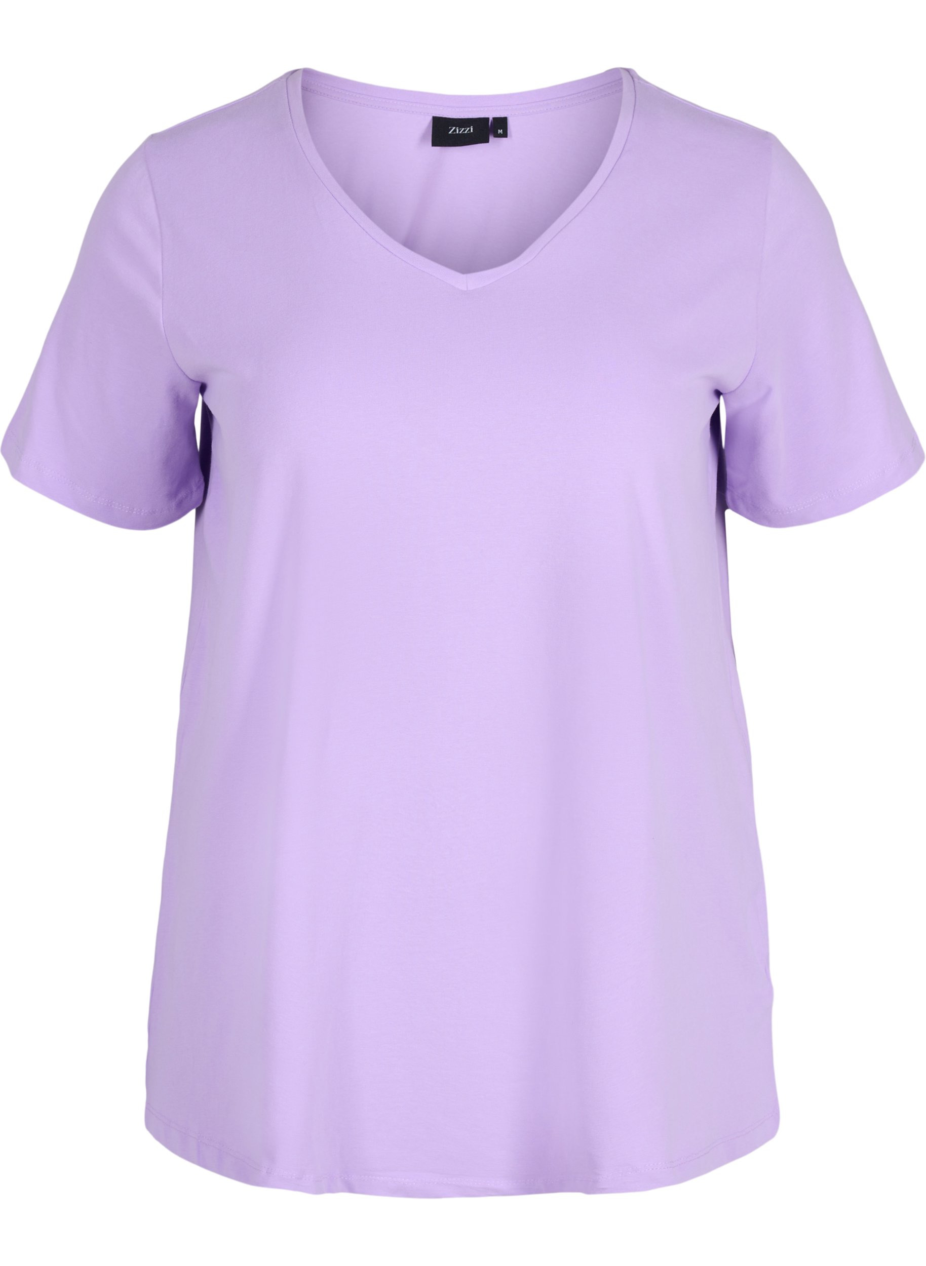 Basic t-shirt - Purple - Sz. 42-60 
