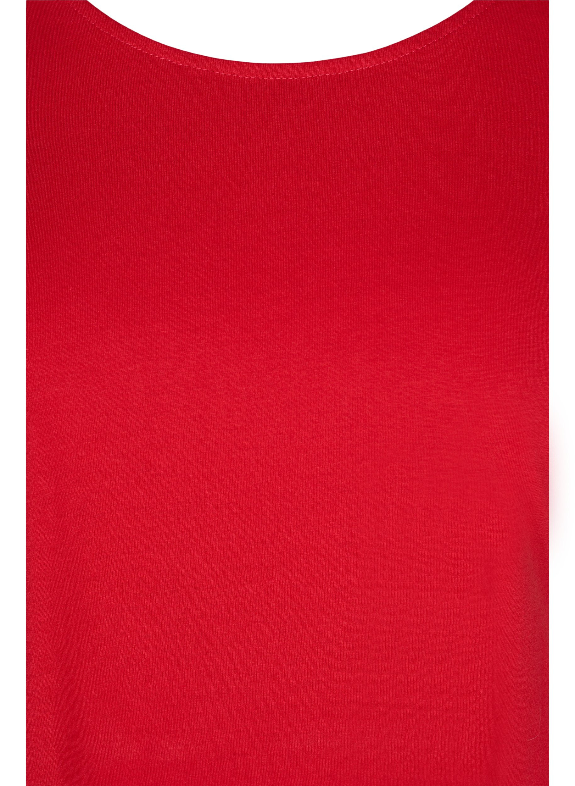 Cotton mix t-shirt, Tango Red, Packshot image number 2