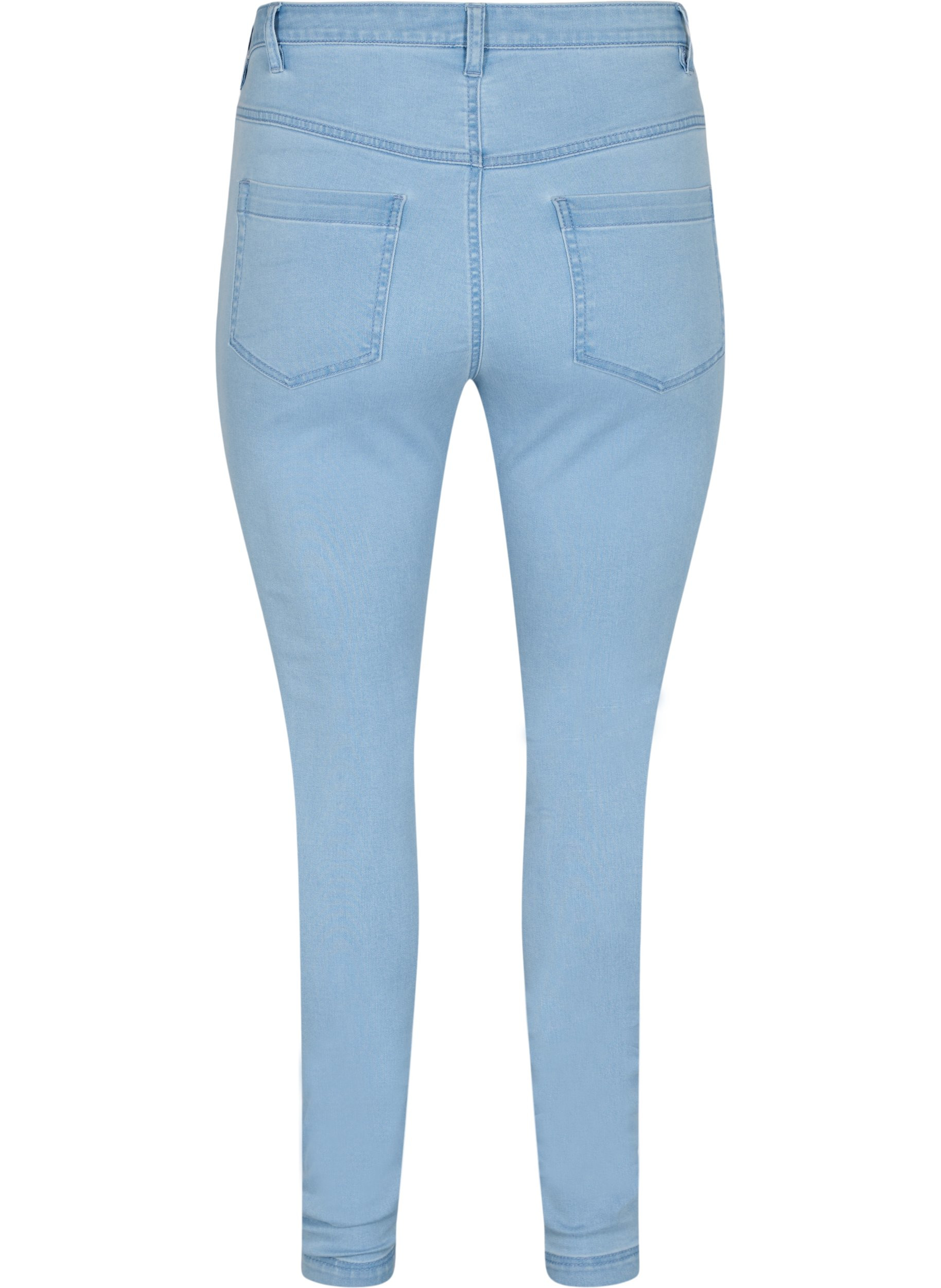 Super slim Amy jeans with high waist, Ex Lt Blue, Packshot image number 1