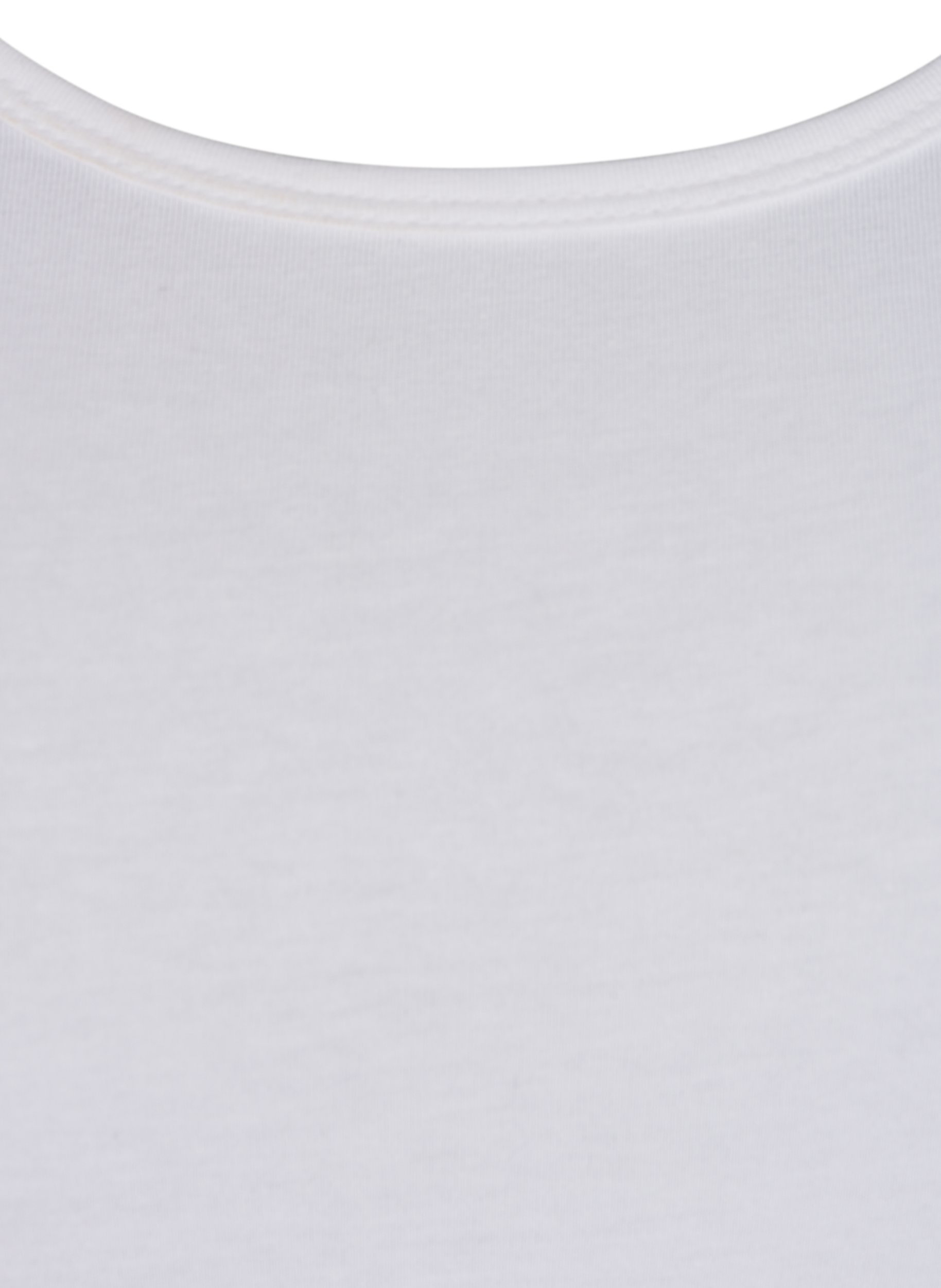 Basic vest top, Bright White, Packshot image number 2