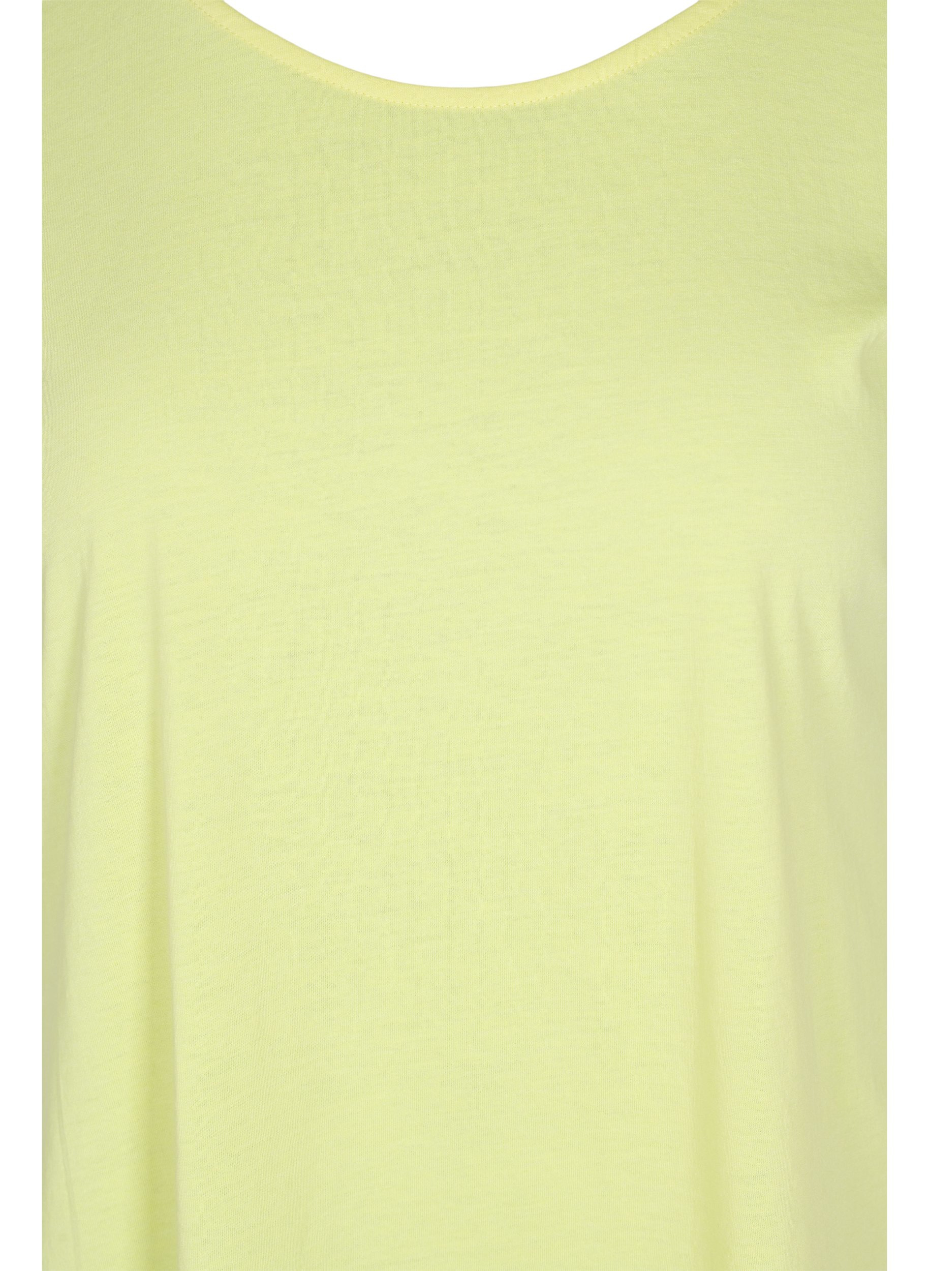 Cotton mix t-shirt, Pale Banana, Packshot image number 2