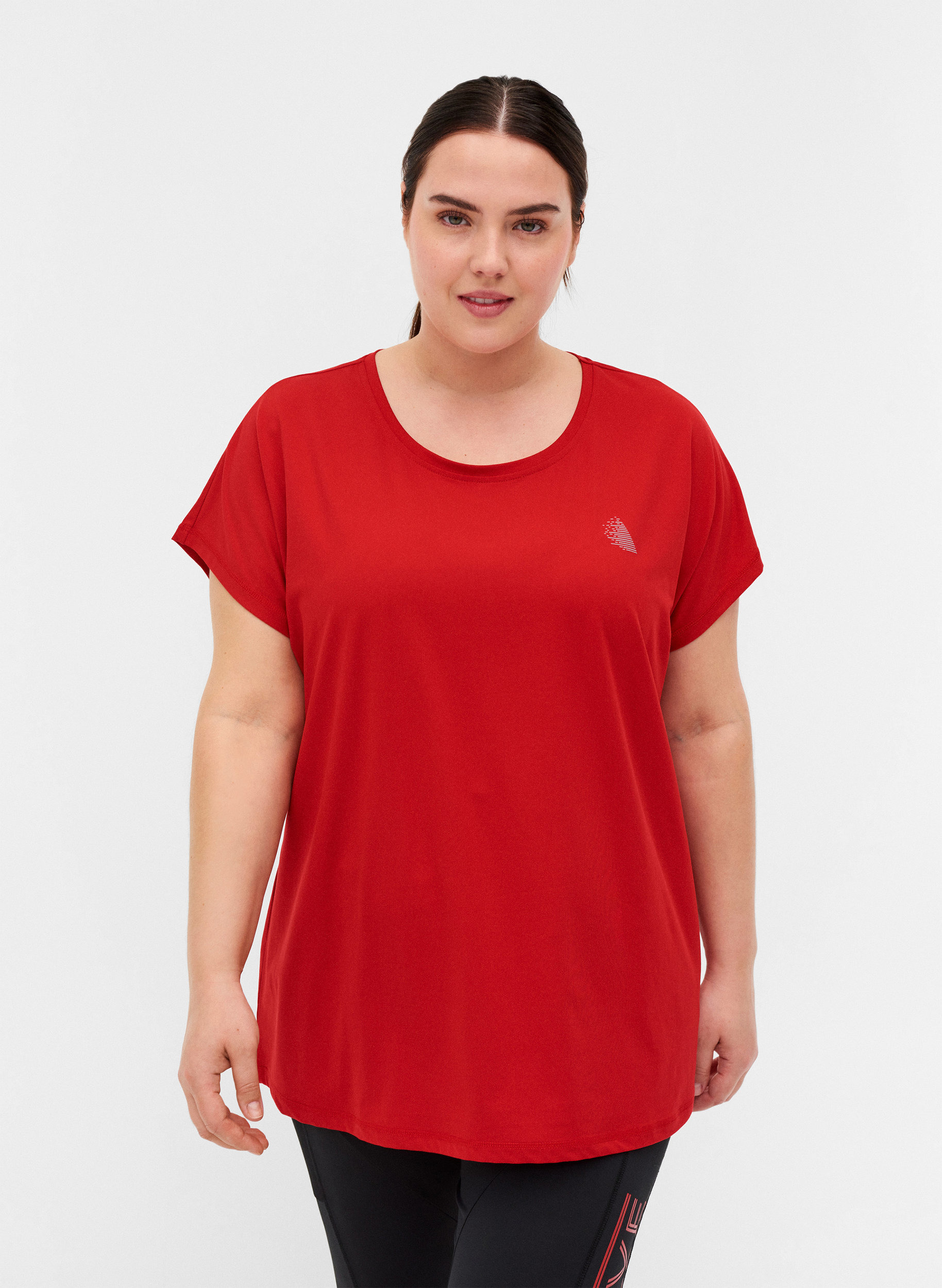 T-shirt, Haute Red, Model