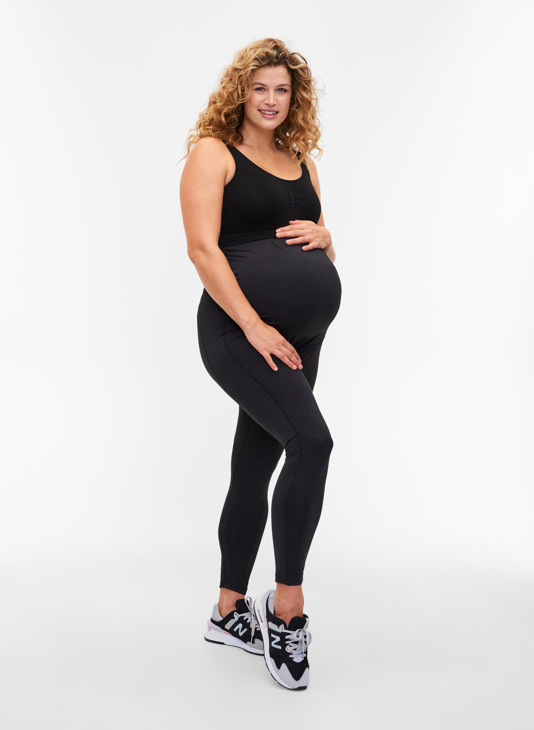 Maternity training tights - Black - Sz 