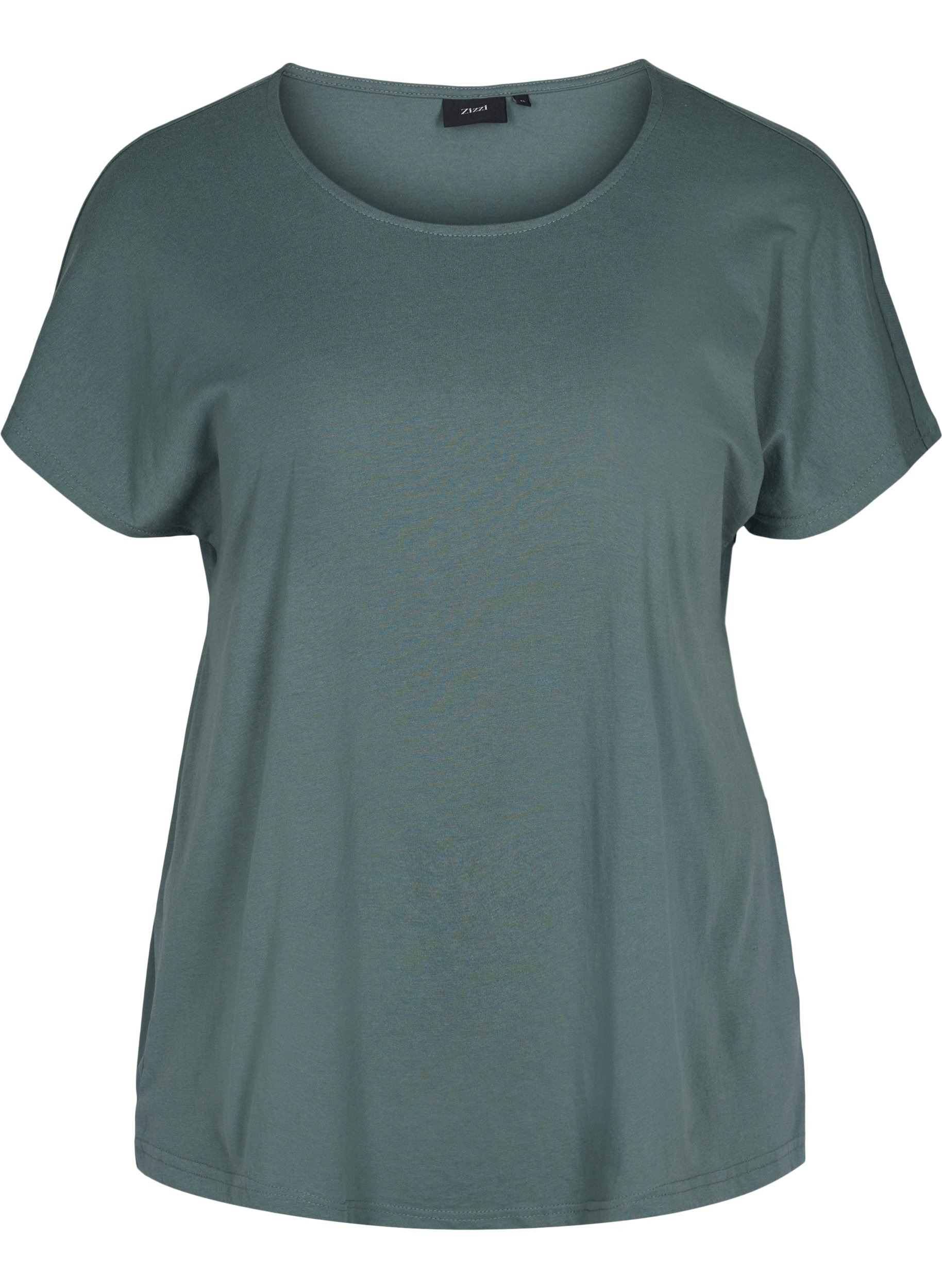 Cotton mix t-shirt, Balsam Green, Packshot image number 0