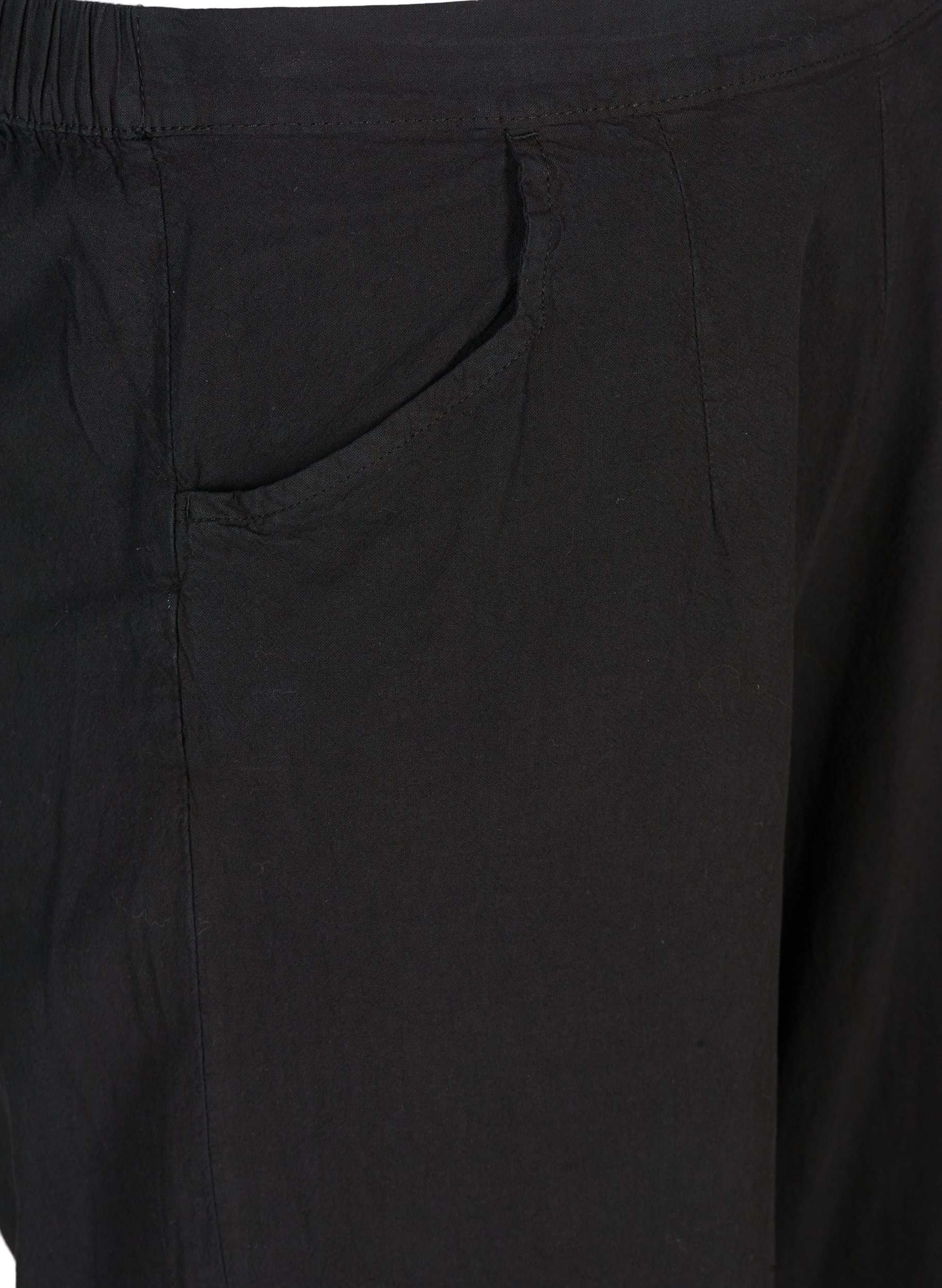 Loose culotte trousers in cotton 