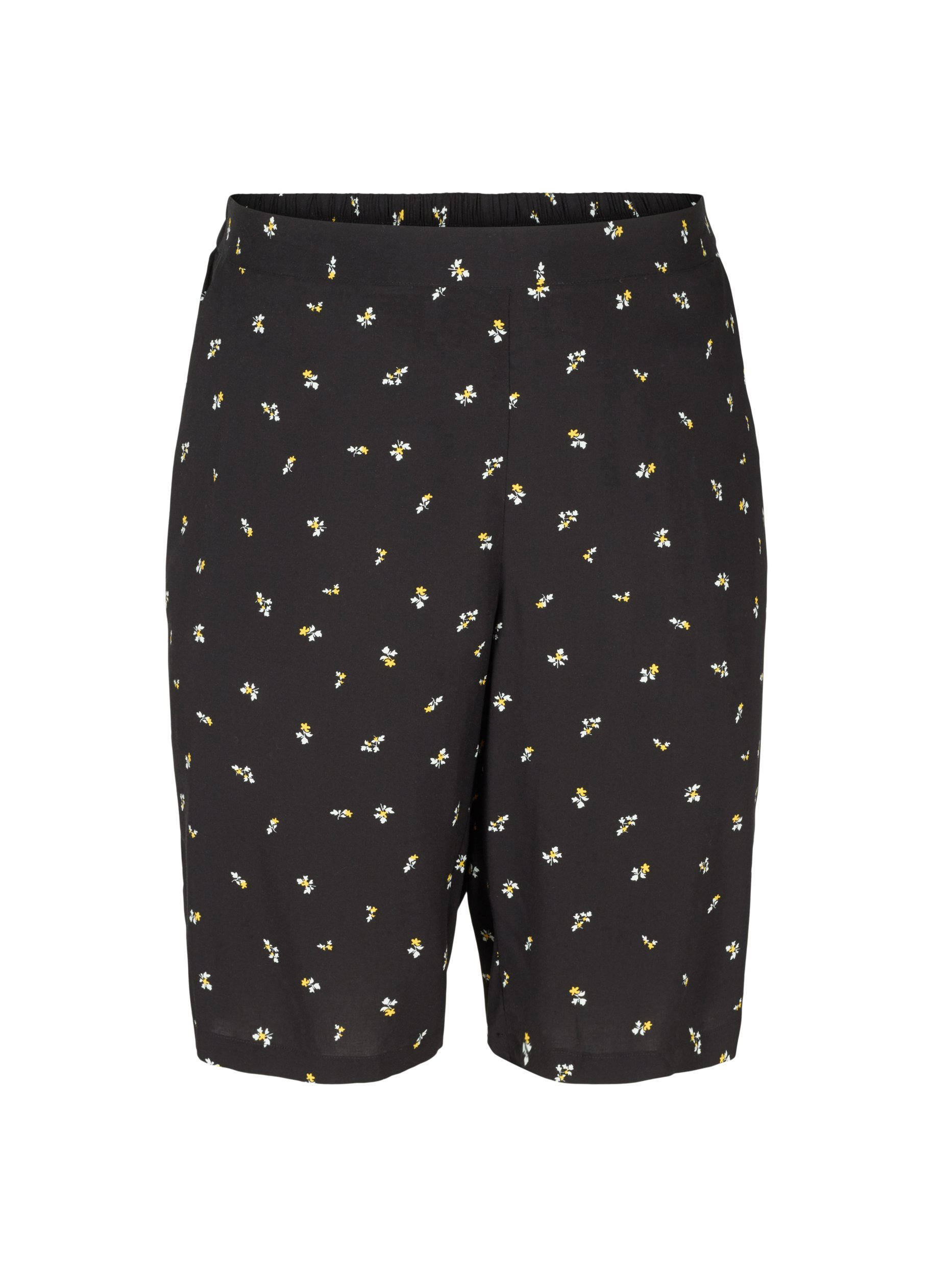 Printed bermuda shorts in viscose 
