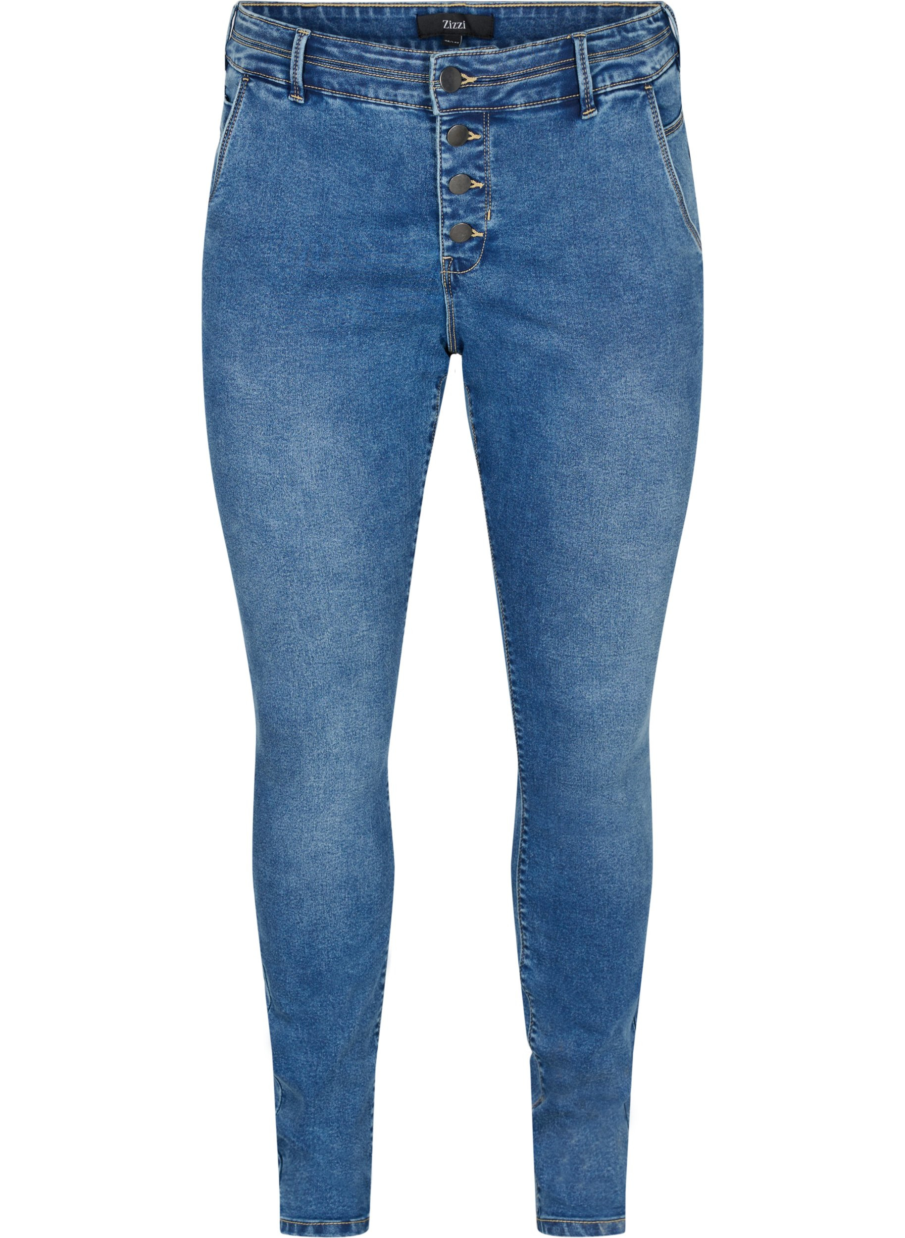 Extra slim Sanna jeans - Blue - Sz. 42-60 - Zizzifashion