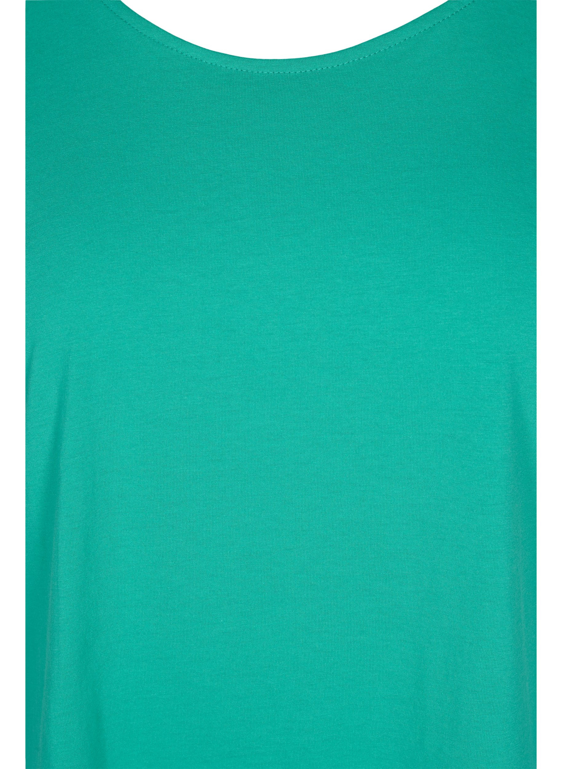 Cotton mix t-shirt, Sea Green, Packshot image number 2