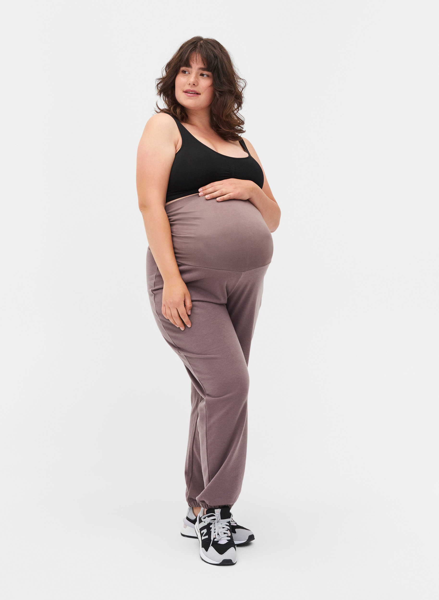 Maternity sweatpants - Brown - Sz. 42 