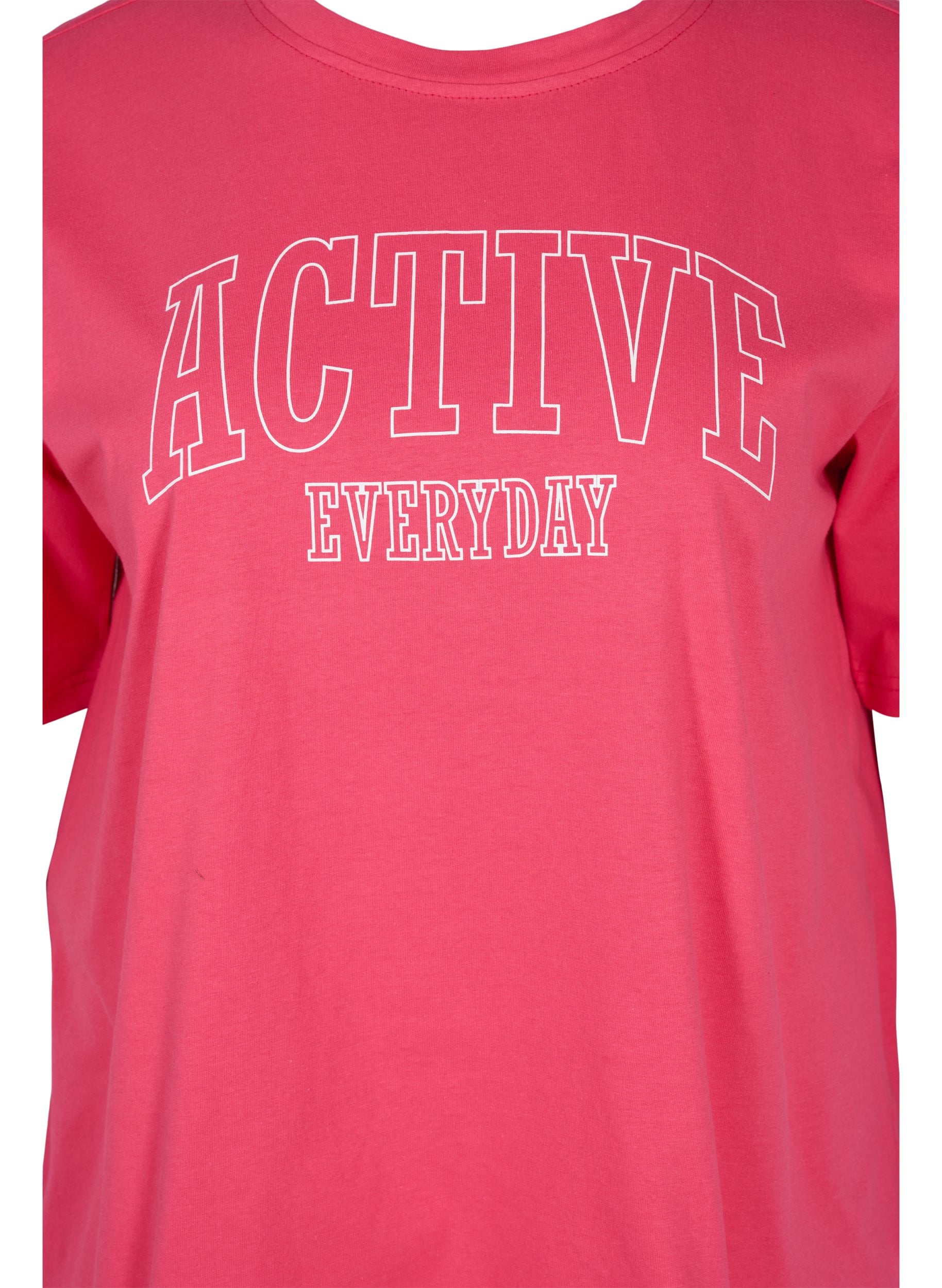 Cotton workout t-shirt - Pink - Sz. 42 