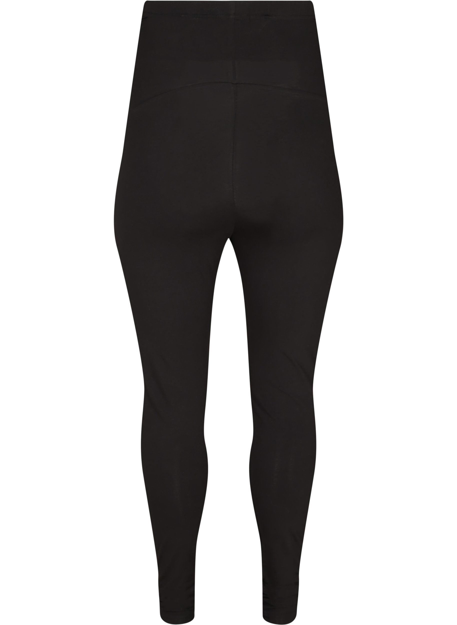 Cotton maternity leggings - Black - Sz 