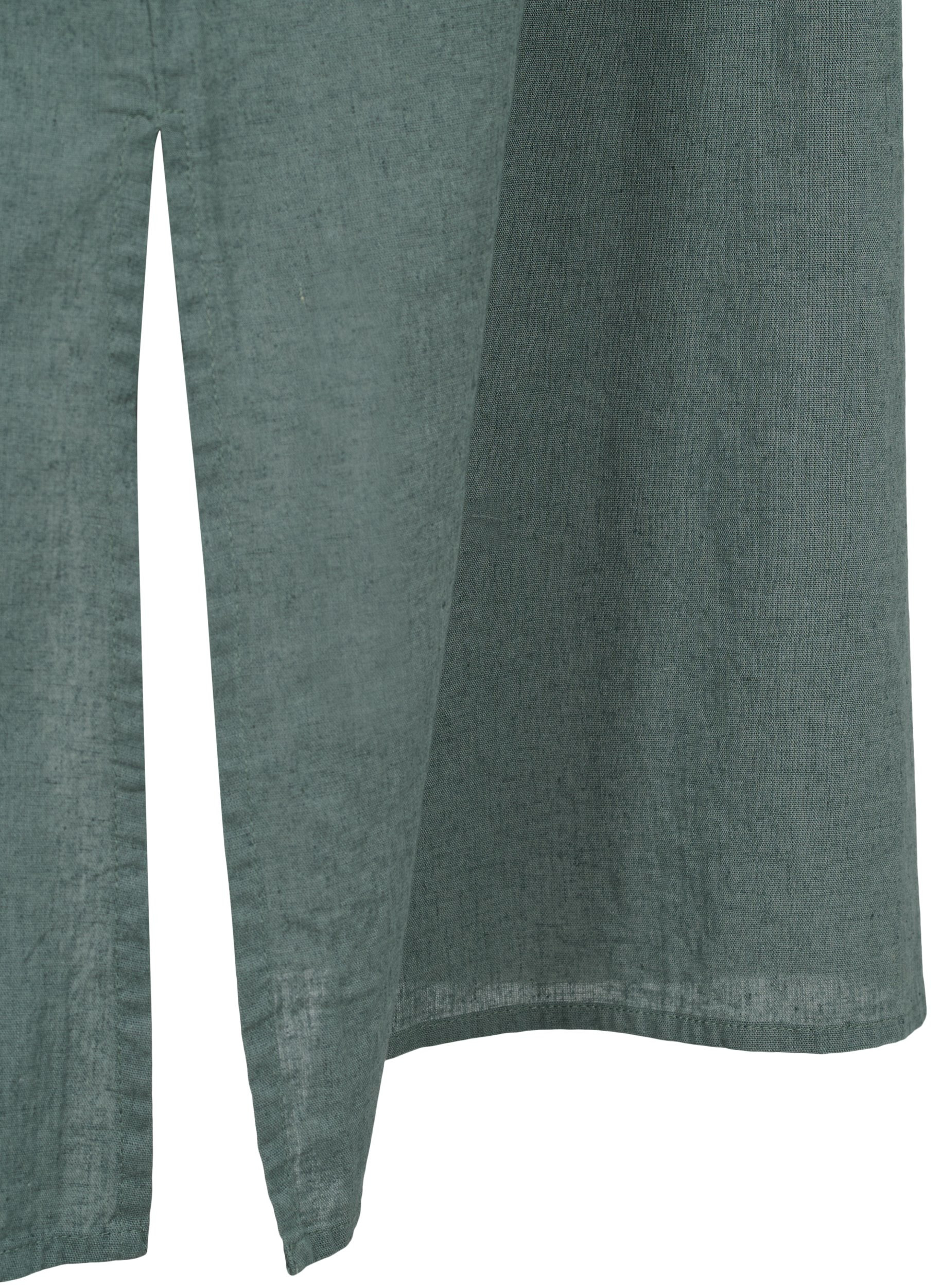 Long short-sleeved shirt dress, Balsam Green, Packshot image number 3
