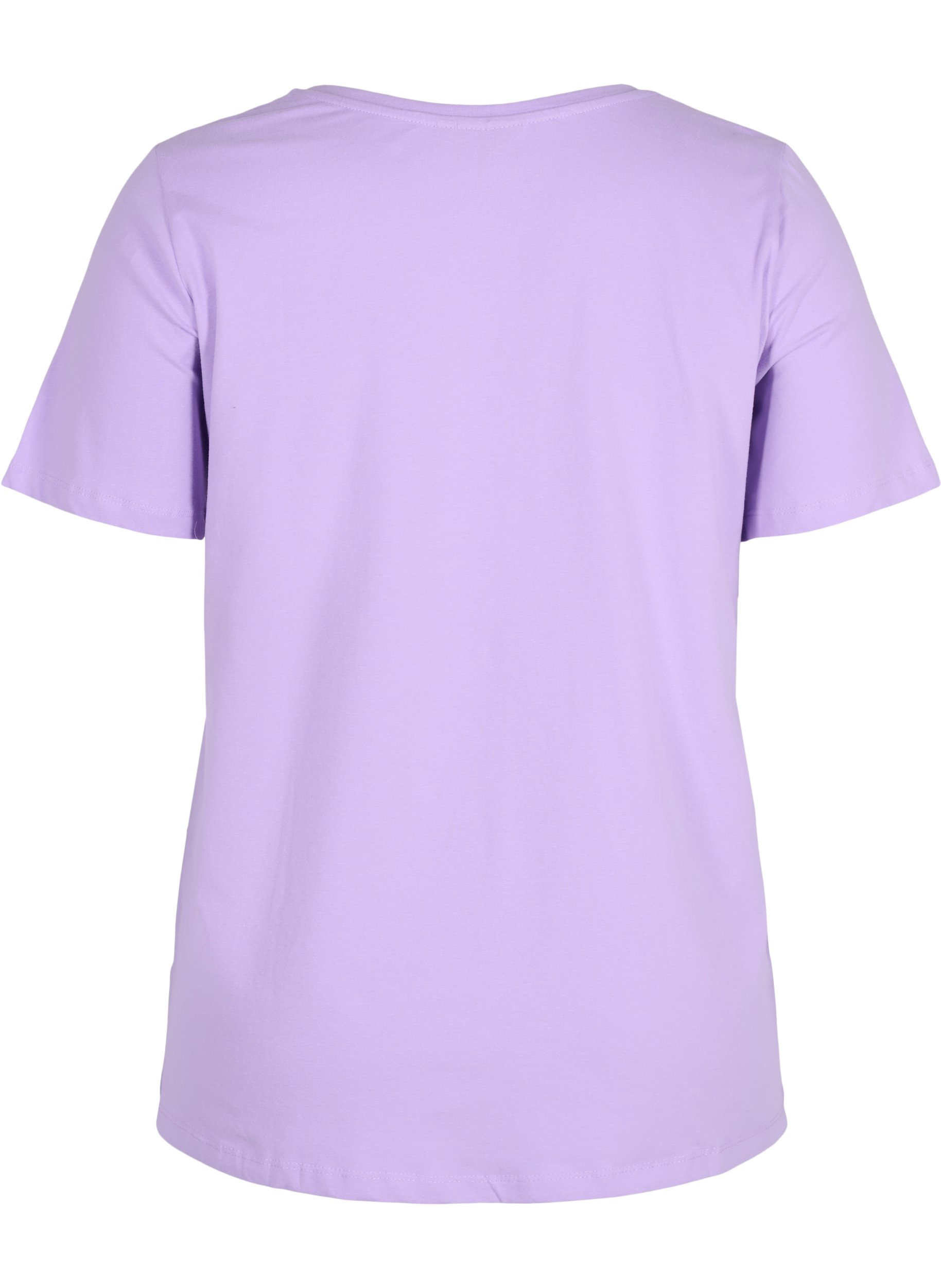 Basic t-shirt - Purple - Sz. 42-60 