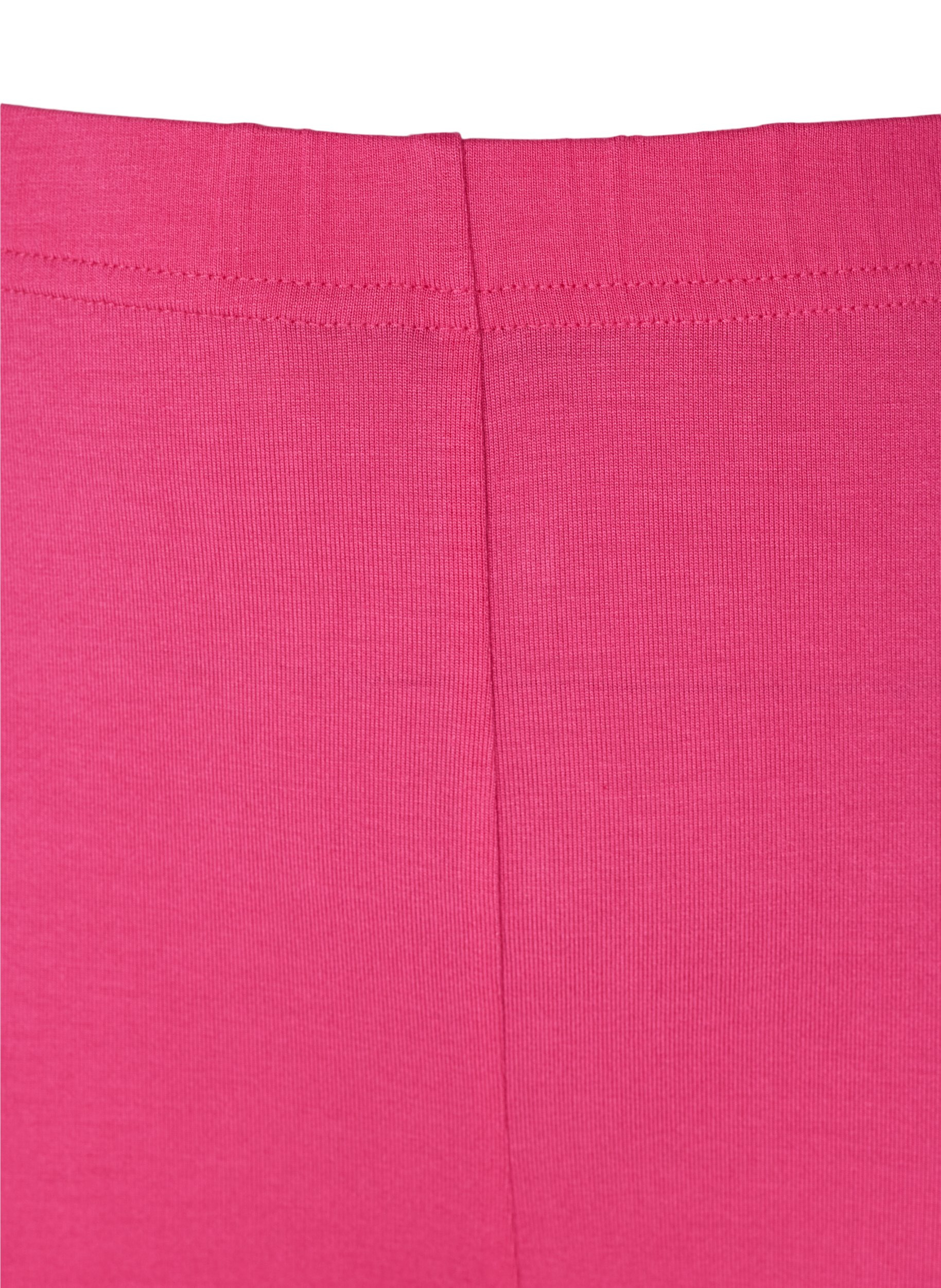 3/4 length basic leggings, Fuchsia Purple, Packshot image number 2