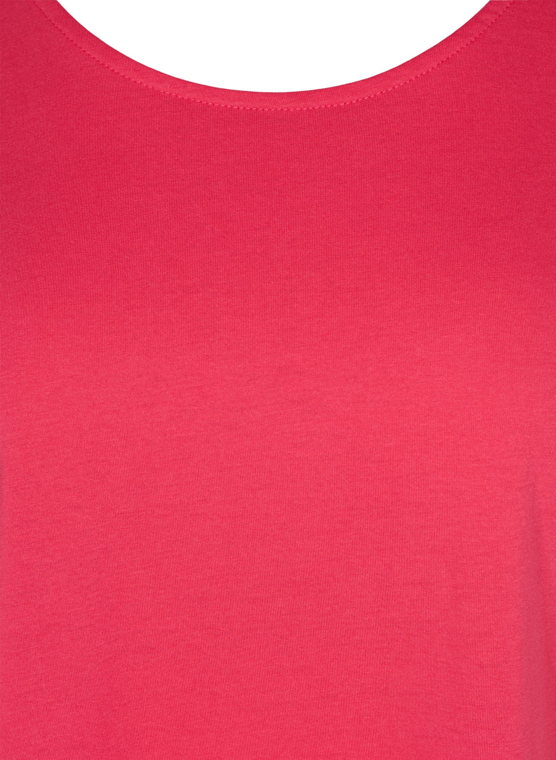 Cotton mix t-shirt, Raspberry, Packshot image number 2