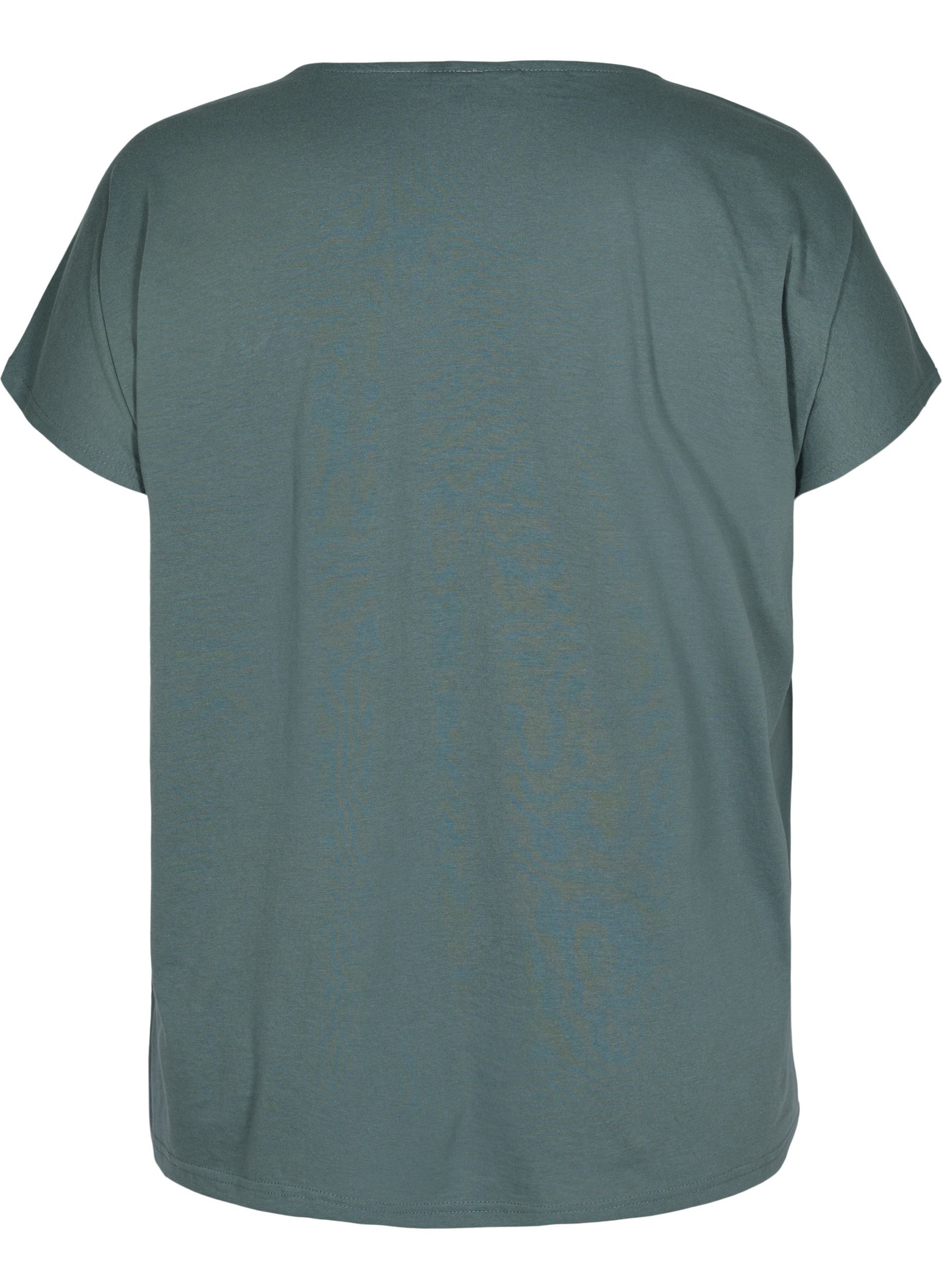 Cotton mix t-shirt, Balsam Green, Packshot image number 1